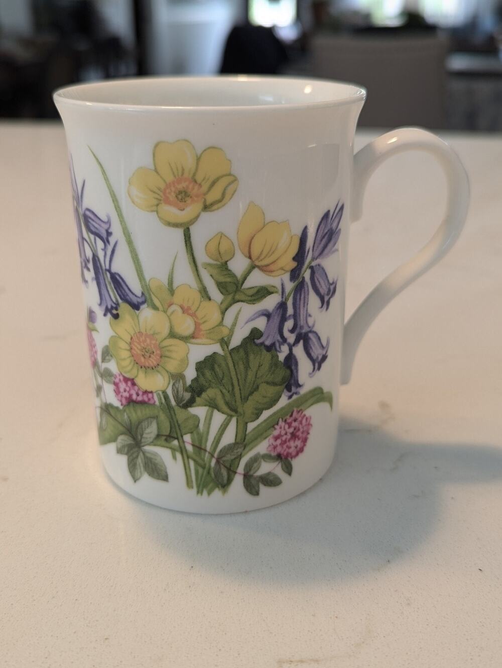 Crown Trent Fine Bone China Garden Flowers Mug UK Made Cottagecore Romantic
